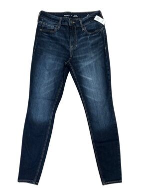 NWT Old Navy Rockstar Super Skinny Jeans Mid Rise Dark Wash Size